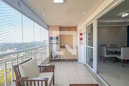 Varanda de apartamento para alugar com 3 quartos, 107m² em Vila Lusitania, São Bernardo do Campo