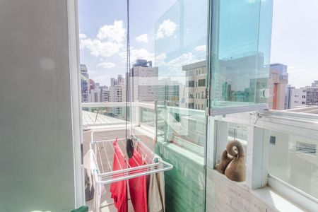 Varanda da Sala de apartamento à venda com 3 quartos, 130m² em Funcionários, Belo Horizonte