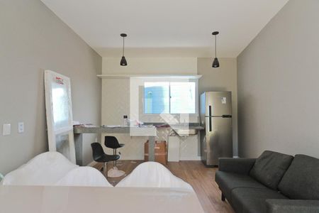Área comum - Salão de festas de kitnet/studio para alugar com 1 quarto, 16m² em Vila Mangalot, São Paulo