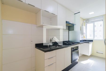 Cozinha de apartamento à venda com 2 quartos, 47m² em Jardim Monte Alegre, Taboão da Serra