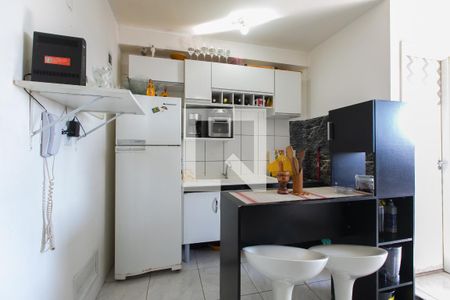 Sala / Cozinha  de apartamento à venda com 1 quarto, 25m² em Vila Campanela, São Paulo