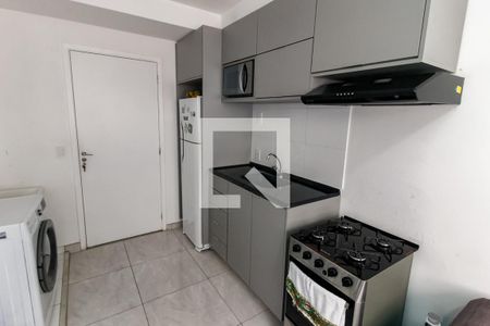 Cozinha e Área de Serviço de kitnet/studio para alugar com 1 quarto, 24m² em Panamby, São Paulo