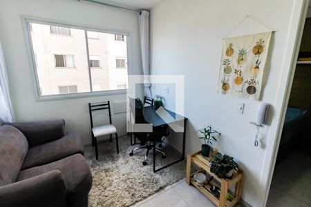 Sala de kitnet/studio para alugar com 1 quarto, 24m² em Panamby, São Paulo