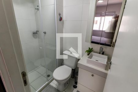 Banheiro da Suíte de kitnet/studio à venda com 1 quarto, 24m² em Panamby, São Paulo