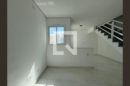 Sala de apartamento à venda com 2 quartos, 100m² em Vila Curuçá, Santo André
