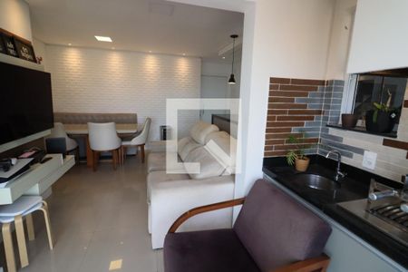 Varanda da Sala de apartamento à venda com 2 quartos, 60m² em Bela Vista, Osasco