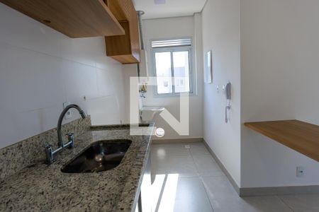 Cozinha de apartamento para alugar com 2 quartos, 46m² em Jardins do Império, Indaiatuba