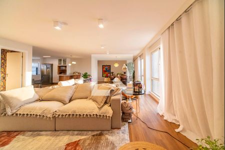 Sala de apartamento à venda com 4 quartos, 199m² em Vila Assunção, Santo André