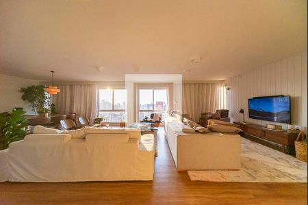 Sala de apartamento à venda com 4 quartos, 199m² em Vila Assunção, Santo André