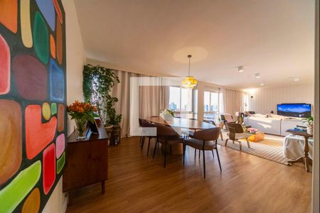 Sala de apartamento à venda com 4 quartos, 199m² em Vila Assunção, Santo André