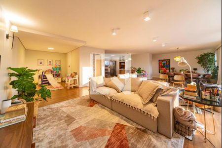 Sala de apartamento à venda com 4 quartos, 199m² em Vila Assunção, Santo André