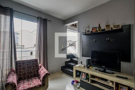 Sala de apartamento à venda com 2 quartos, 108m² em Vila Curuçá, Santo André