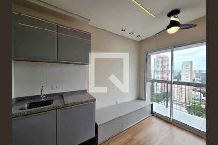 Sala/Cozinha de apartamento à venda com 1 quarto, 25m² em Vila Olímpia, São Paulo