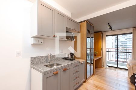 Studio de kitnet/studio para alugar com 1 quarto, 25m² em Jardim das Acacias, São Paulo