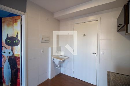 Cozinha de apartamento para alugar com 1 quarto, 29m² em Ferreira, São Paulo