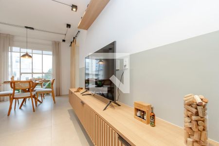 Sala de apartamento para alugar com 2 quartos, 60m² em Campo Belo, São Paulo