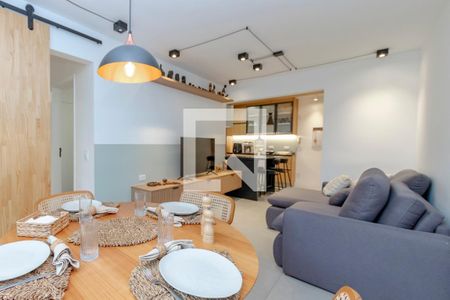 Sala de apartamento para alugar com 2 quartos, 60m² em Campo Belo, São Paulo