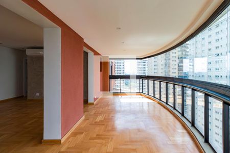 Varanda da Sala de apartamento à venda com 3 quartos, 206m² em Vila Andrade, São Paulo