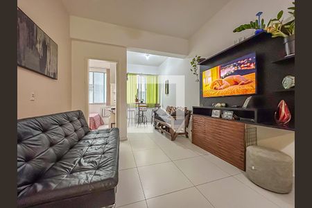 Sala de apartamento à venda com 2 quartos, 63m² em Botafogo, Rio de Janeiro