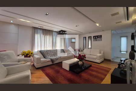 Sala de casa de condomínio à venda com 3 quartos, 470m² em Vila Gilda, Santo André