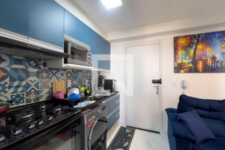 Sala e cozinha de apartamento à venda com 2 quartos, 32m² em Ipiranga, São Paulo
