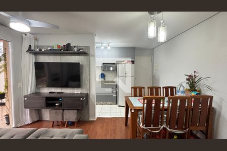 Sala de Jantar de apartamento à venda com 3 quartos, 84m² em Parque Sao Vicente, Santo André