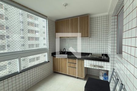 Varanda da Sala de apartamento para alugar com 2 quartos, 90m² em Vila Caiçara, Praia Grande