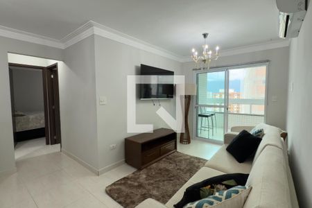 Sala de apartamento para alugar com 2 quartos, 90m² em Vila Caiçara, Praia Grande