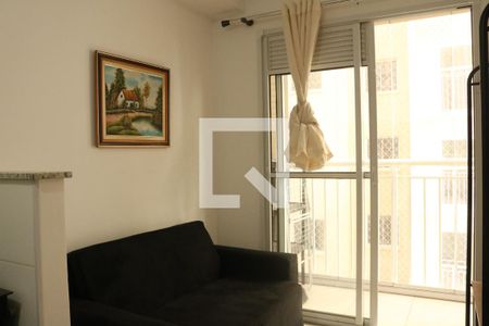 Sala/Cozinha de apartamento à venda com 1 quarto, 40m² em Bom Retiro, São Paulo