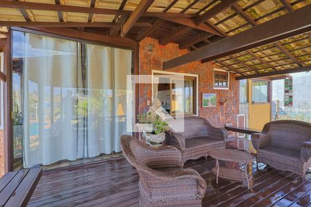 Varanda de casa de condomínio à venda com 4 quartos, 650m² em , Nova Lima