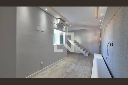 Sala de apartamento à venda com 2 quartos, 80m² em Vila Guiomar, Santo André