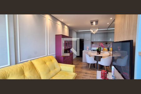 Sala de apartamento para alugar com 3 quartos, 69m² em Cerâmica, São Caetano do Sul