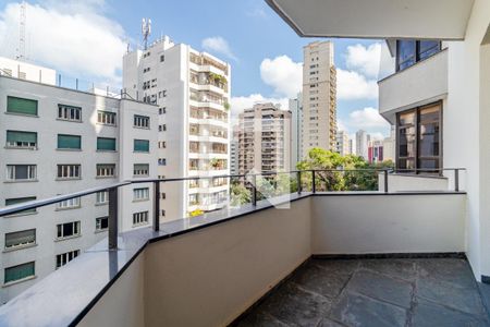 Varanda da Sala de apartamento à venda com 4 quartos, 250m² em Paraíso, São Paulo