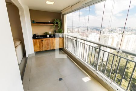 Varanda da Sala de apartamento à venda com 2 quartos, 87m² em Vila Andrade, São Paulo