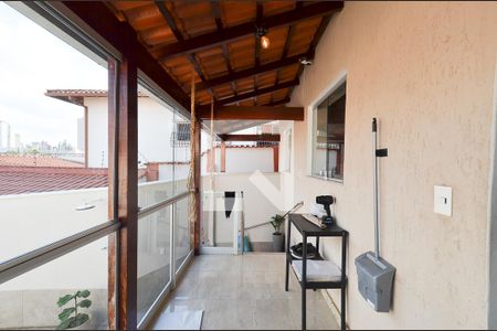 Varanda da Sala de casa para alugar com 3 quartos, 120m² em Santa Tereza, Belo Horizonte