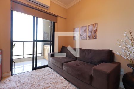 Sala de apartamento para alugar com 1 quarto, 49m² em Jardim Palma Travassos, Ribeirão Preto