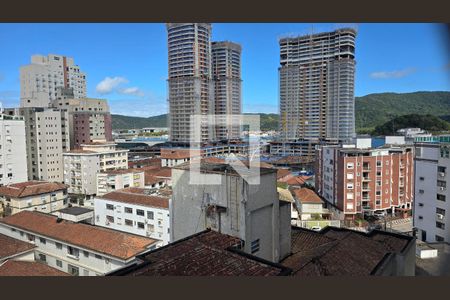 Vista da Sala de apartamento para alugar com 1 quarto, 49m² em Ponta da Praia, Santos