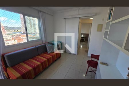 Detalhe Sala de apartamento para alugar com 1 quarto, 49m² em Ponta da Praia, Santos