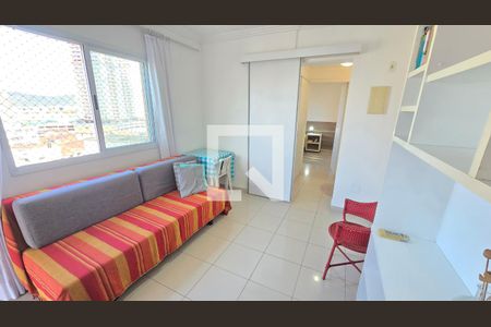 Sala de apartamento para alugar com 1 quarto, 49m² em Ponta da Praia, Santos