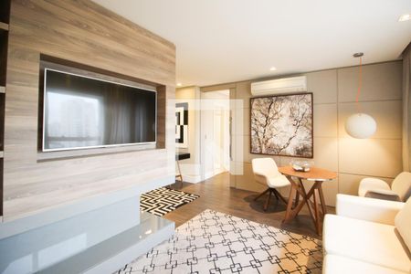 Sala de apartamento à venda com 1 quarto, 72m² em Vila Olímpia, São Paulo