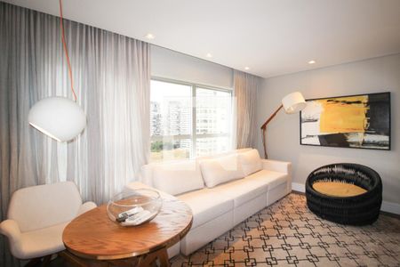 Sala de apartamento à venda com 1 quarto, 72m² em Vila Olímpia, São Paulo