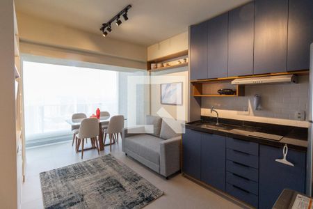 Sala/Cozinha de apartamento à venda com 1 quarto, 36m² em Butantã, São Paulo