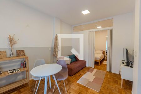 Sala de apartamento para alugar com 1 quarto, 35m² em Consolação, São Paulo