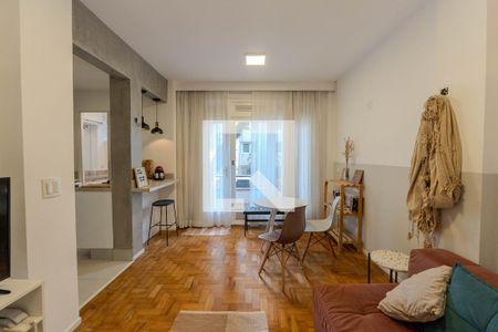 Sala de apartamento para alugar com 1 quarto, 35m² em Consolação, São Paulo