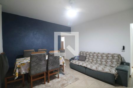 Sala de apartamento para alugar com 3 quartos, 86m² em Jardim Tres Marias, Guarujá
