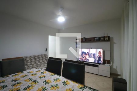 Sala de apartamento para alugar com 3 quartos, 86m² em Jardim Tres Marias, Guarujá