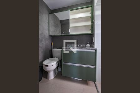 Suíte - Banheiro de kitnet/studio para alugar com 1 quarto, 34m² em Cerqueira César, São Paulo