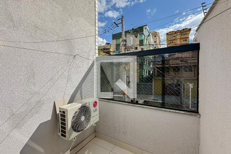 Varanda de apartamento à venda com 2 quartos, 80m² em Castelo, Belo Horizonte