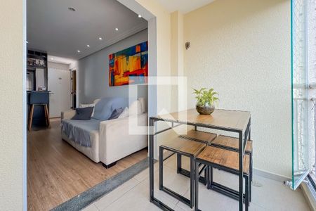 Varanda da Sala de apartamento à venda com 3 quartos, 64m² em Cambuci, São Paulo