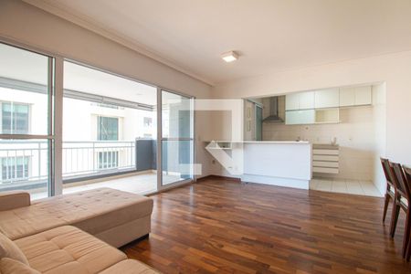 Sala de apartamento à venda com 2 quartos, 93m² em Cidade Monções, São Paulo